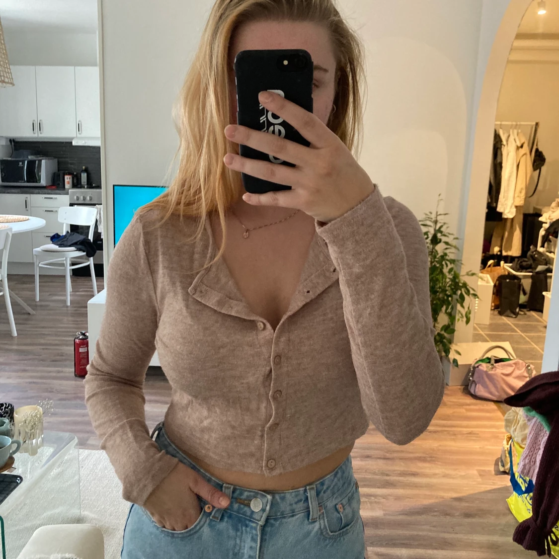 Beige kofta från Zara - 90