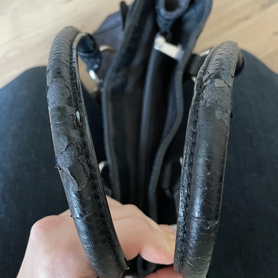 Svart vintage väska från Sisley - 91