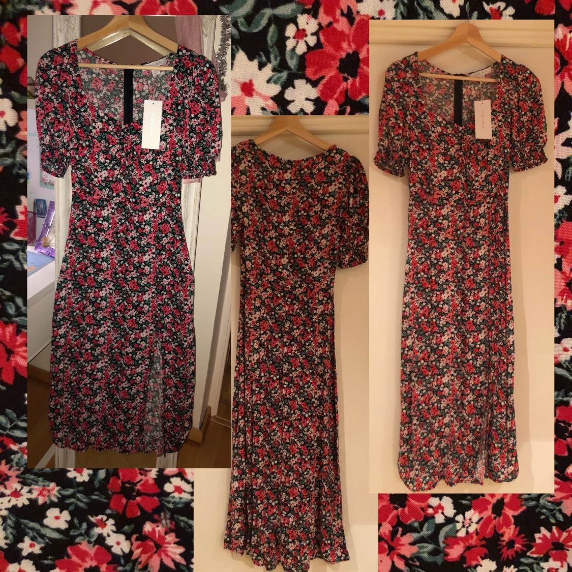 Lång sommarklänning aldrig använd 34 - 90