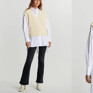 Snygg väst från gina! - Skit snygg väst fårn gina. Aldrig använd och den är super snygg. Storlek M men sitter som en S. Pris går att diskutera och skriv för bilder💓💓