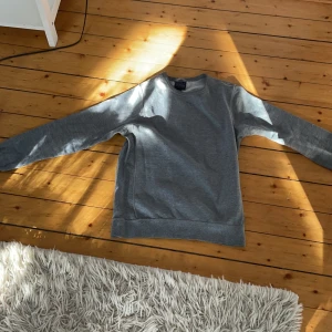 Grå sweatshirt - Simpel, stilren grå sweatshirt stl s