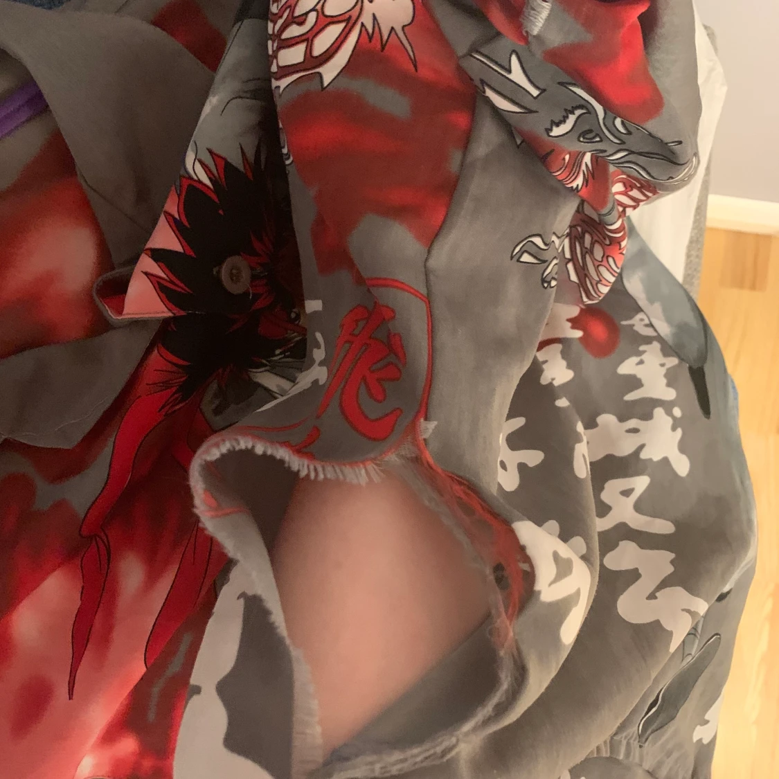 Graphic Manga T Shirtsleeved Shirt  - 91