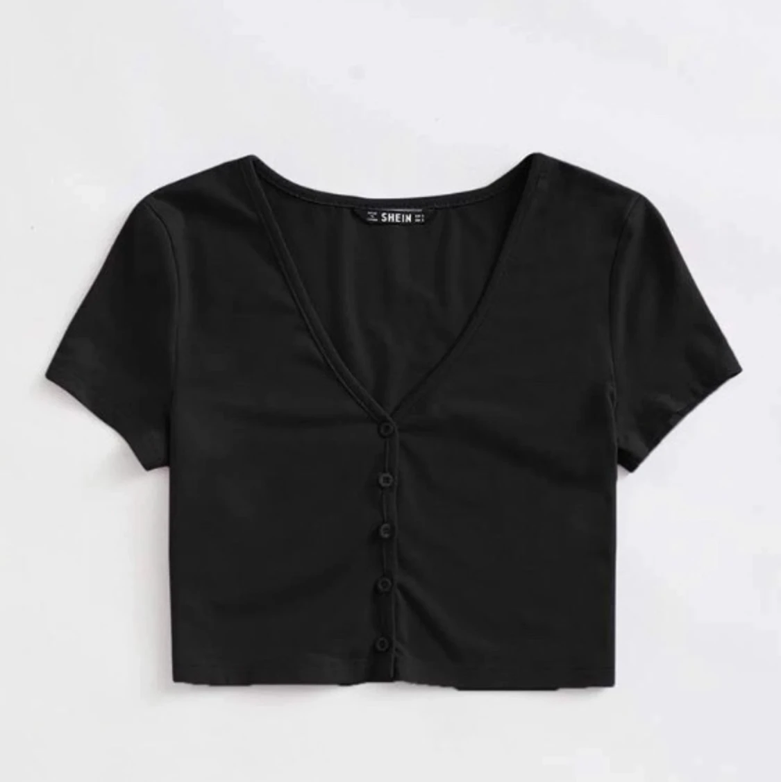 Svart topp i xs från shein
