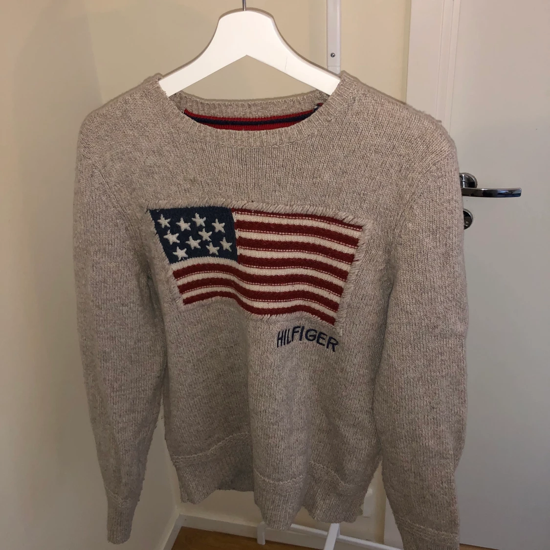 Tommy Hilfiger, Stickad Sweatshirt - 90