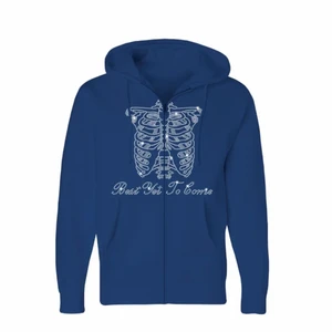 Zipper med gems  - En blå zip up med gemstones från best yet to come❤️‍🔥skit cool design, helt oanvänd så super skick! Pris kan diskuteras vid snabb affär❤️ köpare står för frakt 