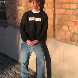 Evisu Sweatshirt Svart - Svart Evisu Sweatshirt med tryck