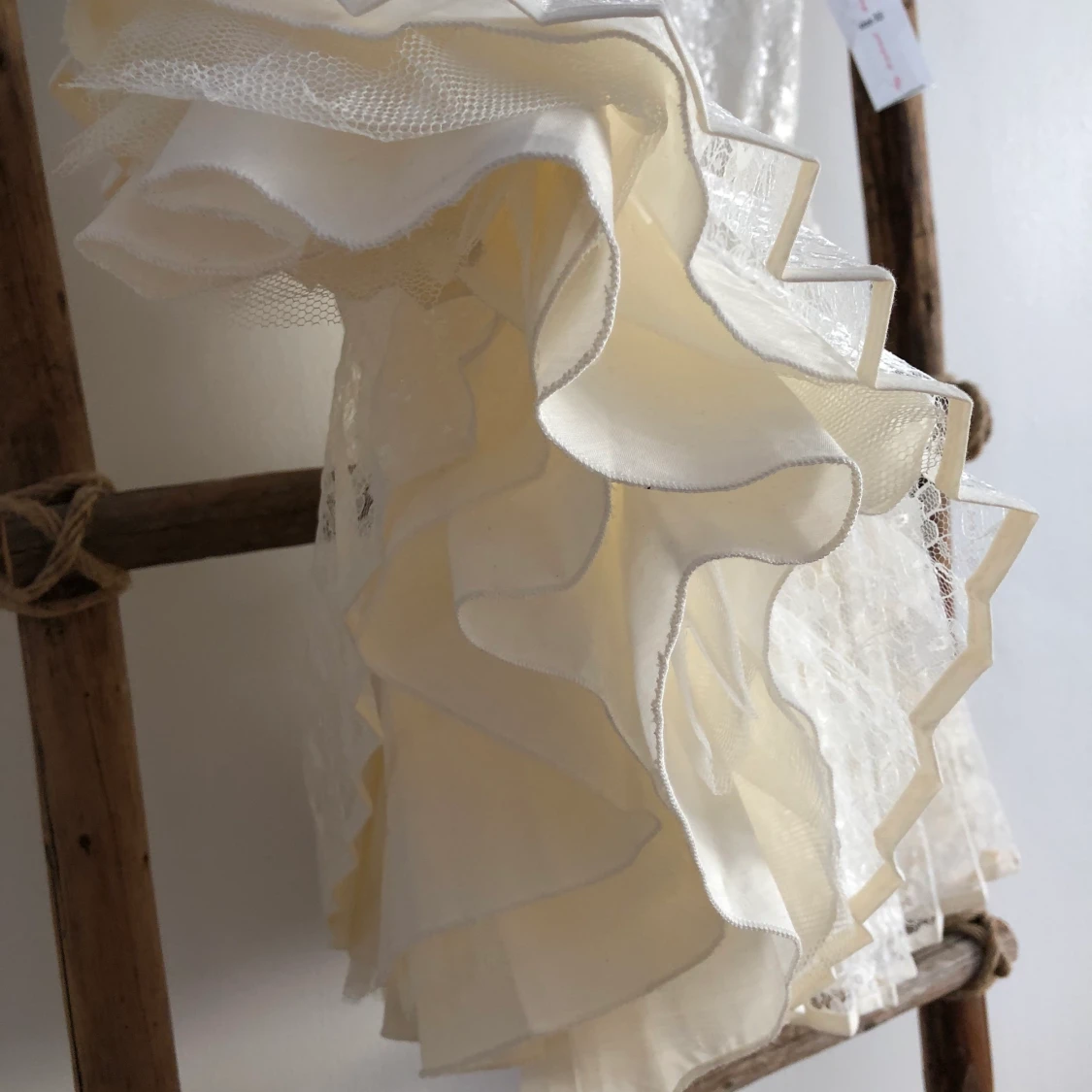 Vit spetsklänning  - 91