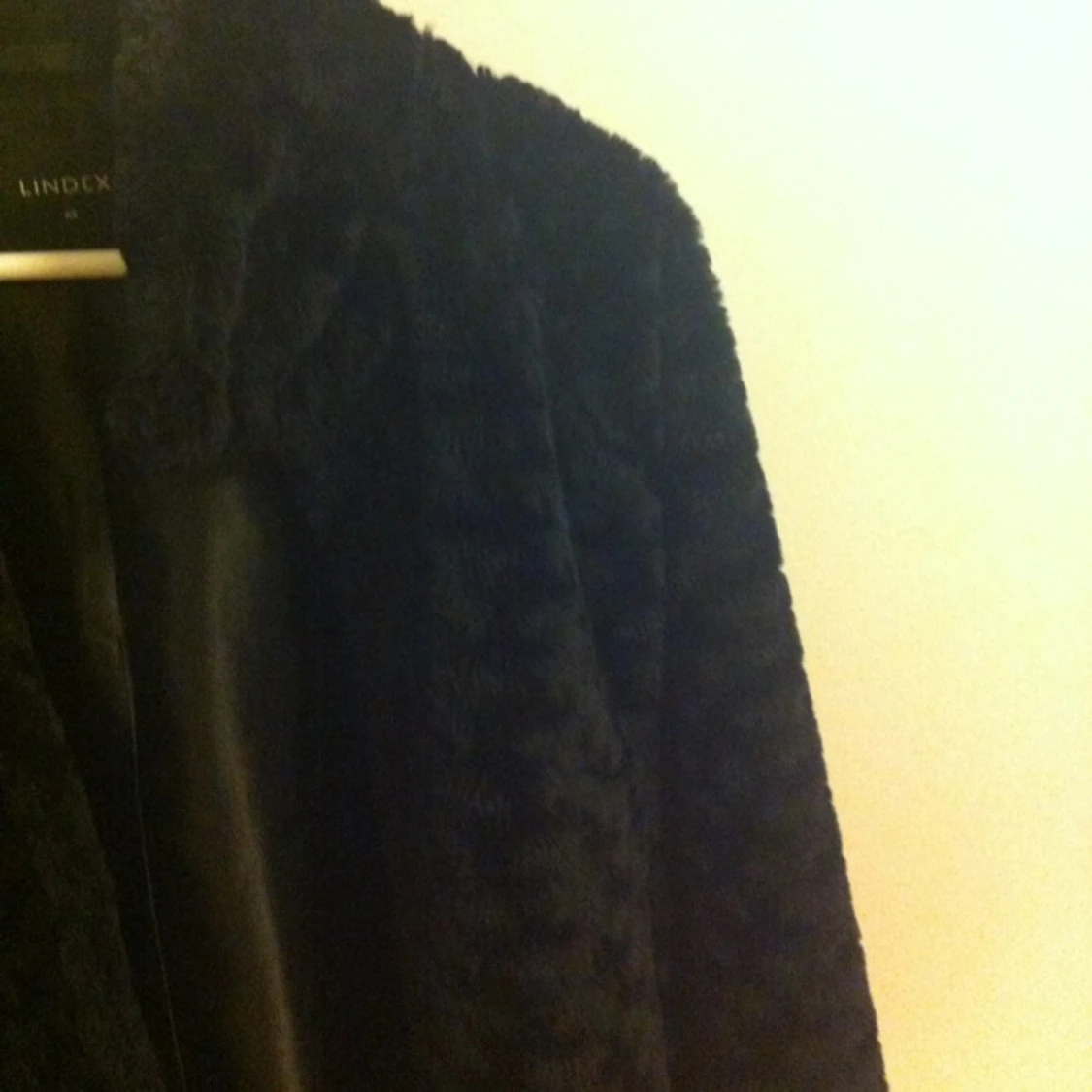 Jättefin & mysig pälsjacka, oäkta. Från Lindex, använd få gånger, storlek XS, passar S - 1389282008