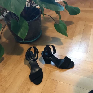  - Svarta sköna klackar från Din Sko. Sparsamt använda och i felfritt skick! Klackhöjd ca 5-7 cm 🖤  (De är lite dammiga på bilden, rengör de självklart)