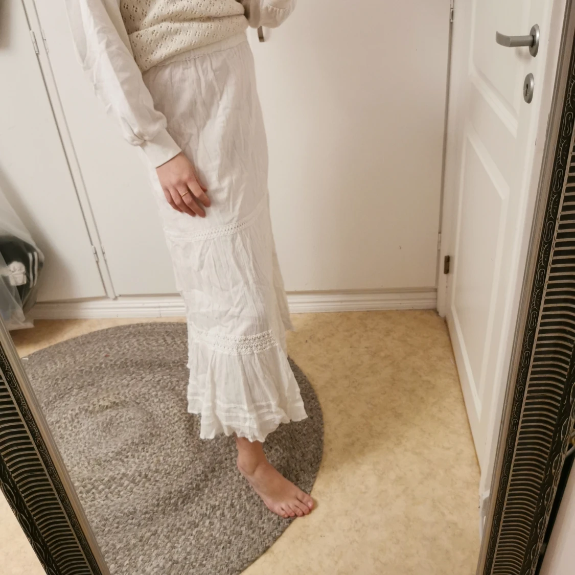 Vintage bohemisk kjol - 90