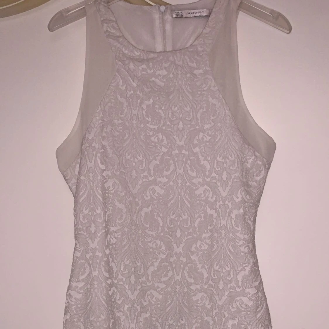 vit klänning strl M