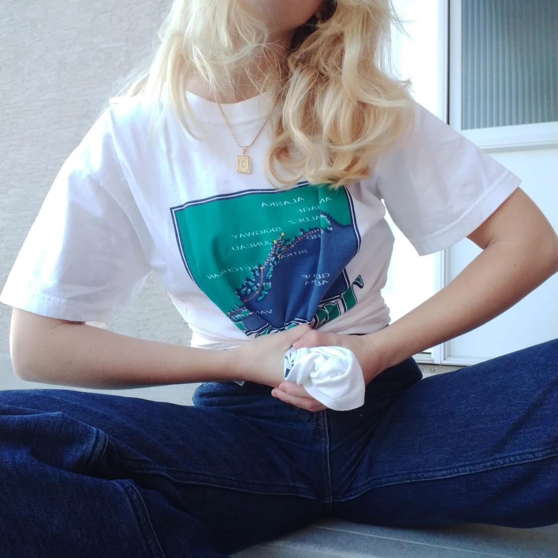Vintage tropical alaska tee
