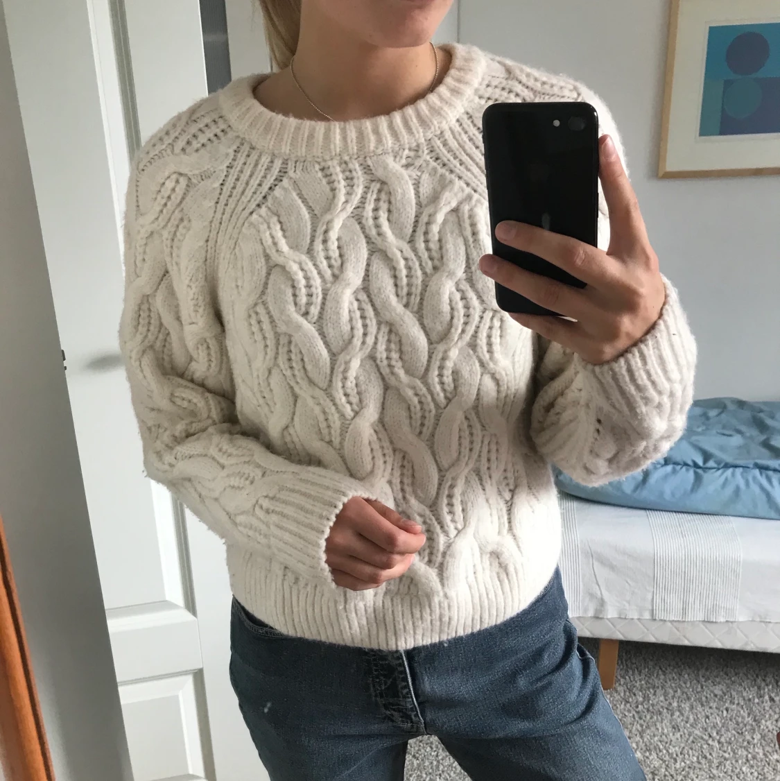 Stickad tröja  - 90