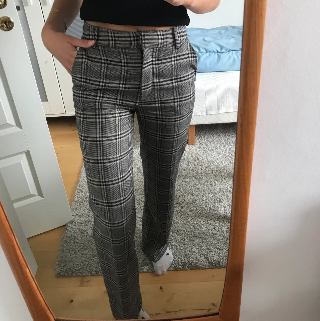 Rutiga Kostymbyxor  - 90