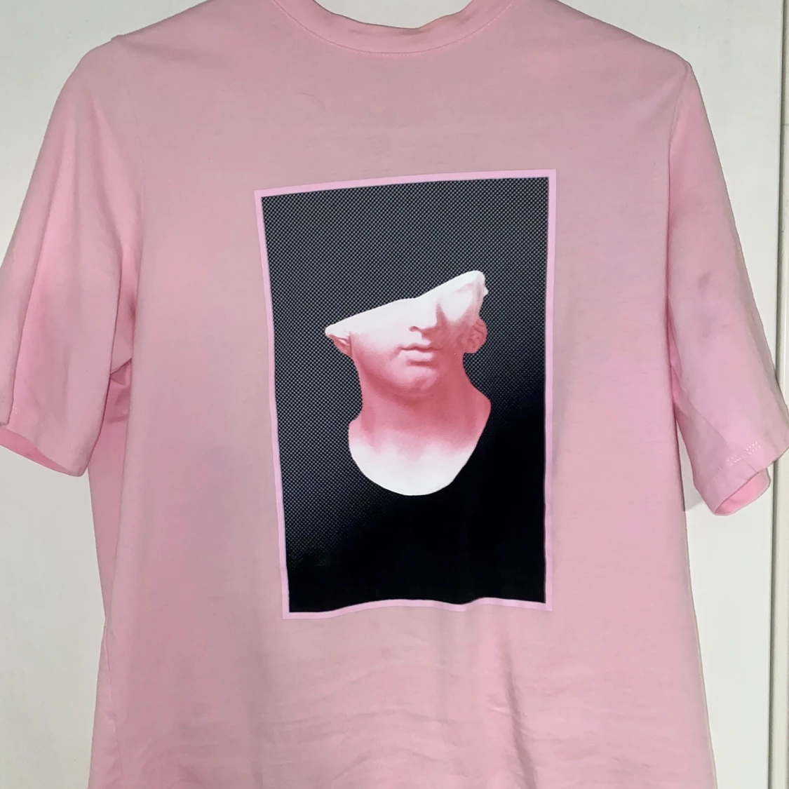 Rosa Emilie Briting T-shirt med tryck  - 91