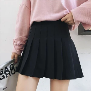 Black pleated skirt - Black pleated skirt. 