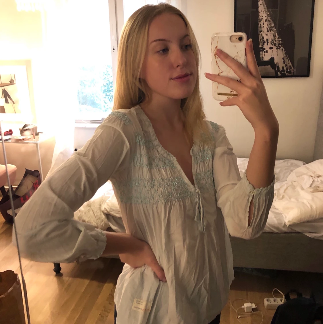 Ljusblå tröja från Odd Molly - 90