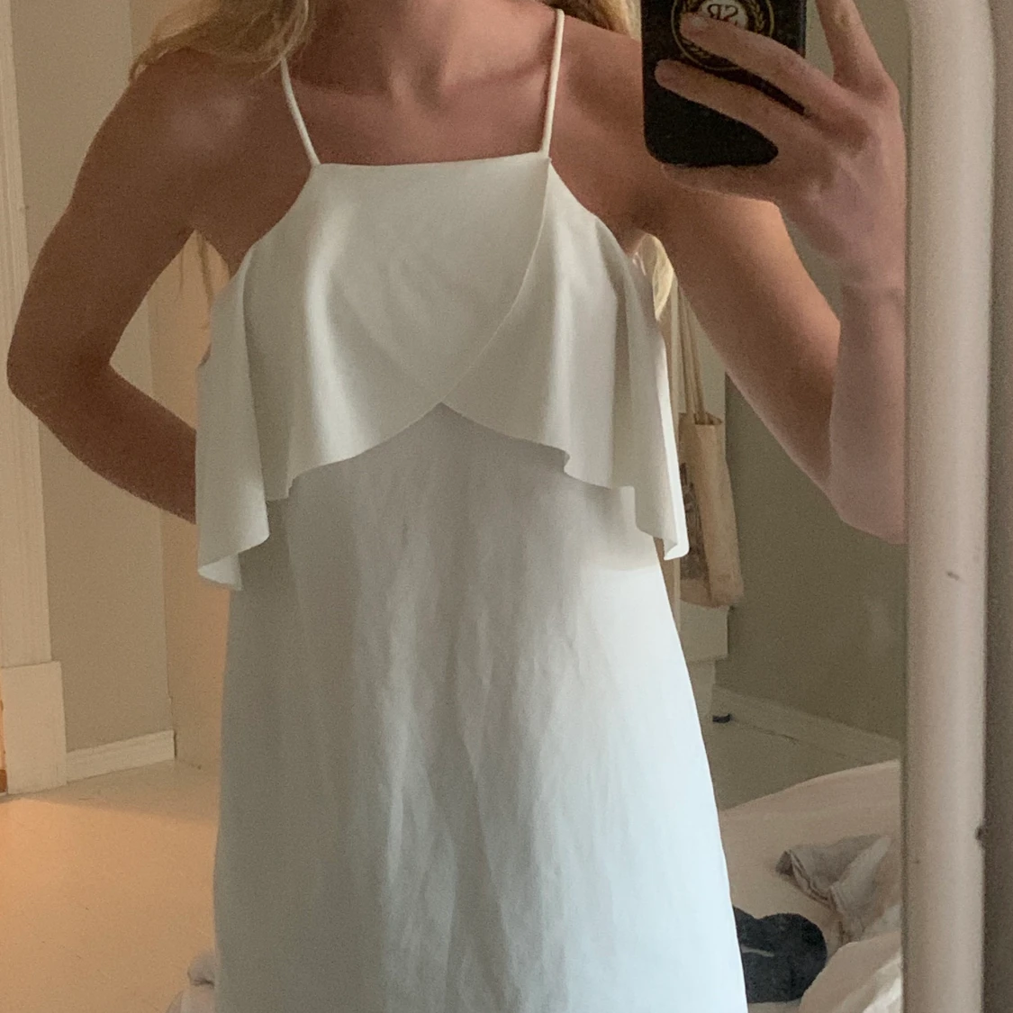 vit klänning från zara  - 91