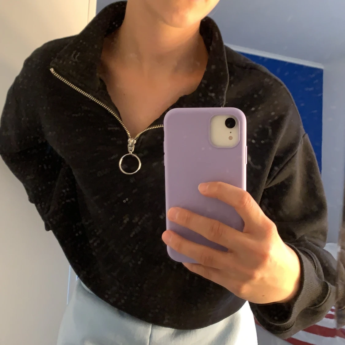 Kort collagetröja  - 90