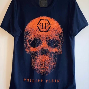 philipp plein t-shirt  - pp t-shirt orange storlek m