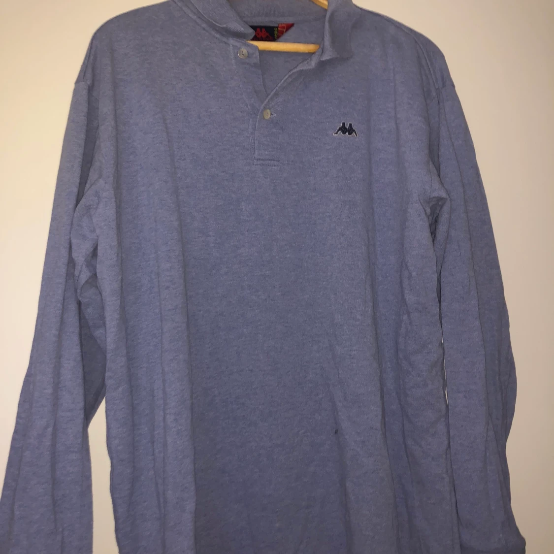 Vintage kappa piké ljusblå - 91