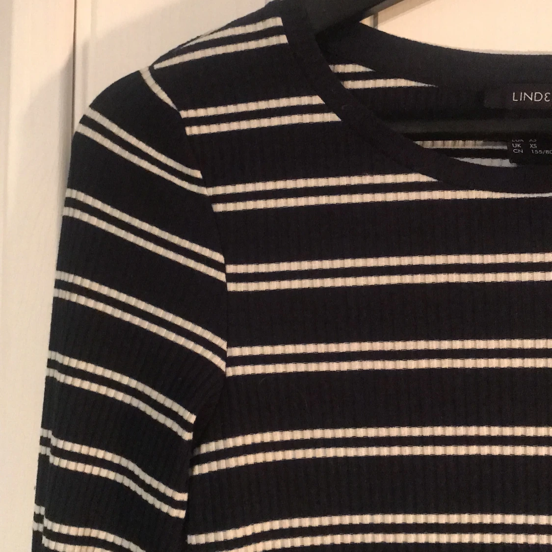 Randig långärmad tröja - 90