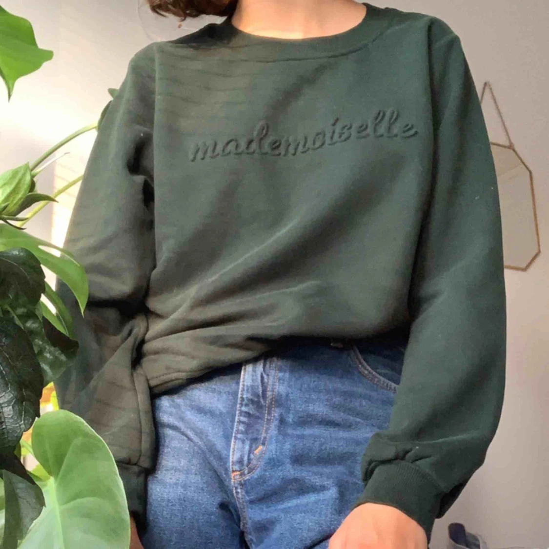 mörkgrön sweatshirt  - 91