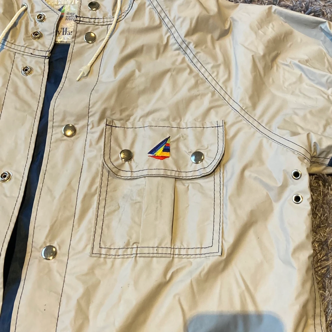 Ljusblå windbreaker - 91