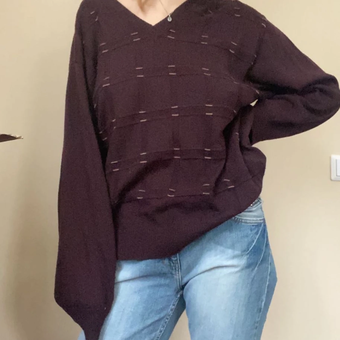 Rödbrun Sweater - 90