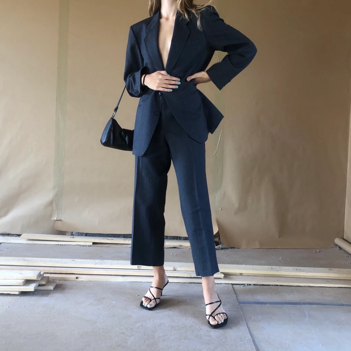 Oversize vintage kostym