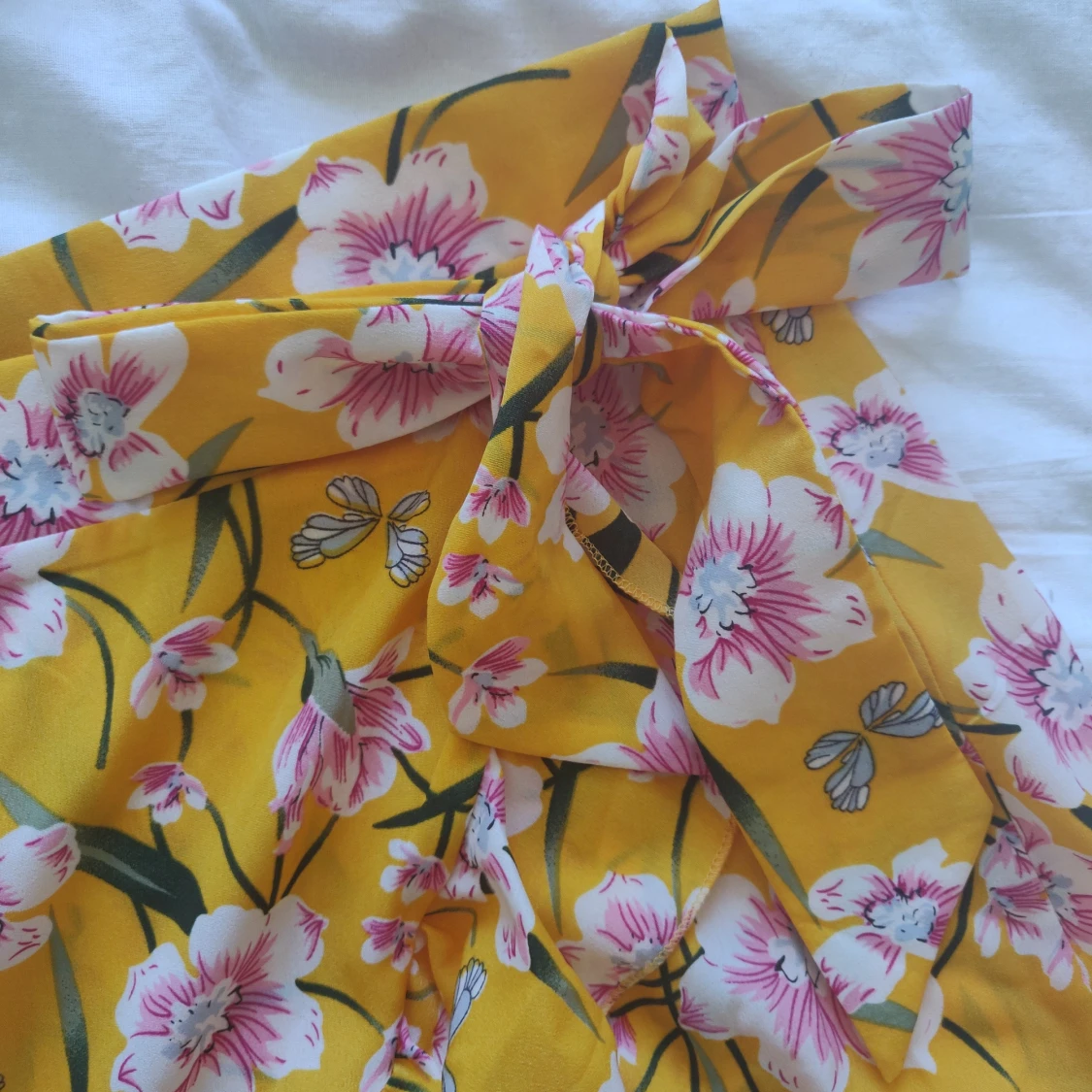 Blommigt set kjol och blus - 91