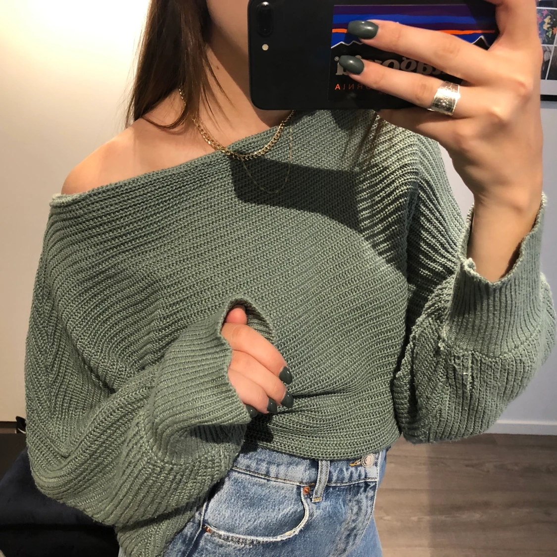 Stickad tröja från Nakd