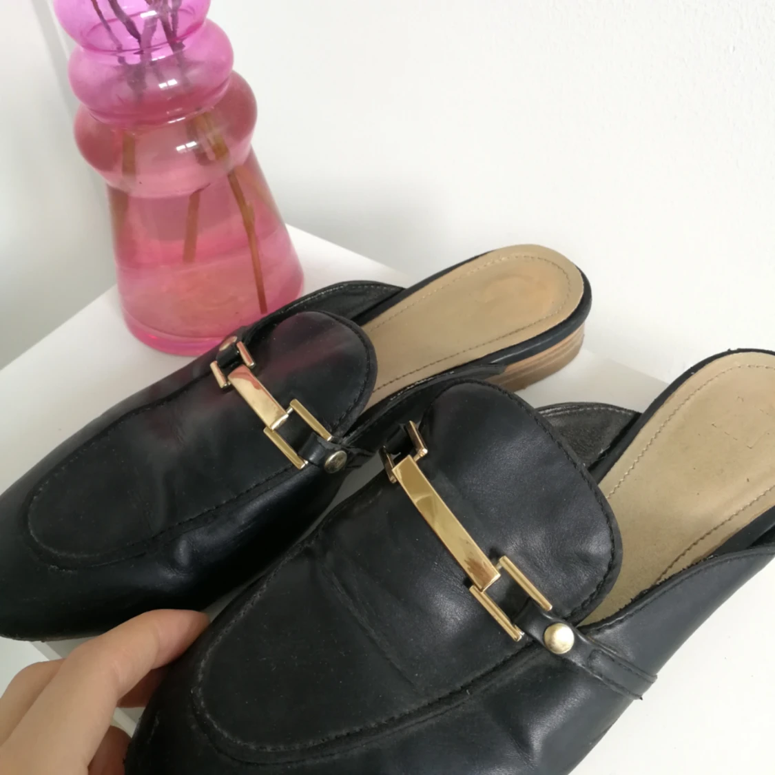 Svarta loafers 