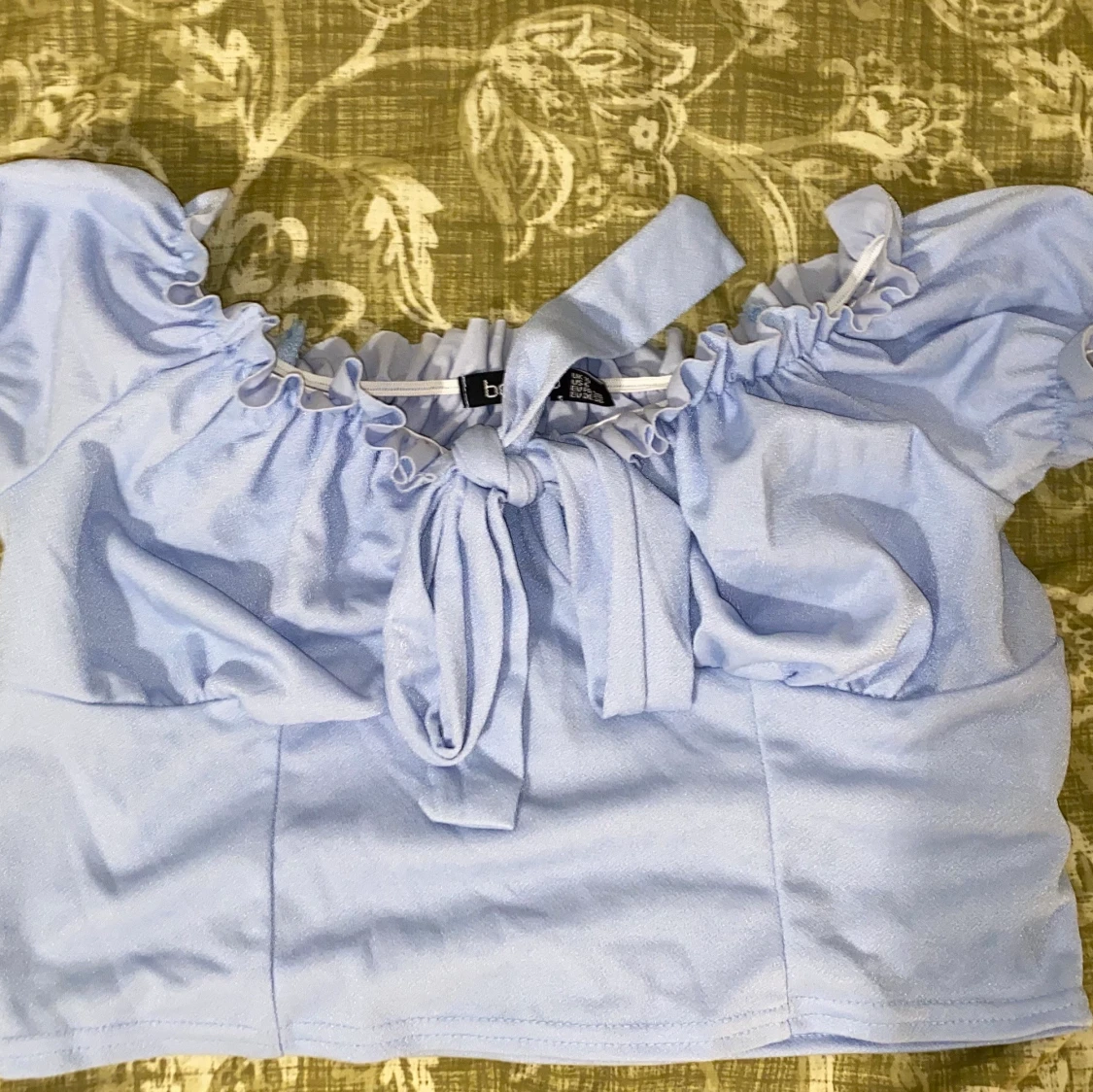 Crop top blå stl 38 - 90