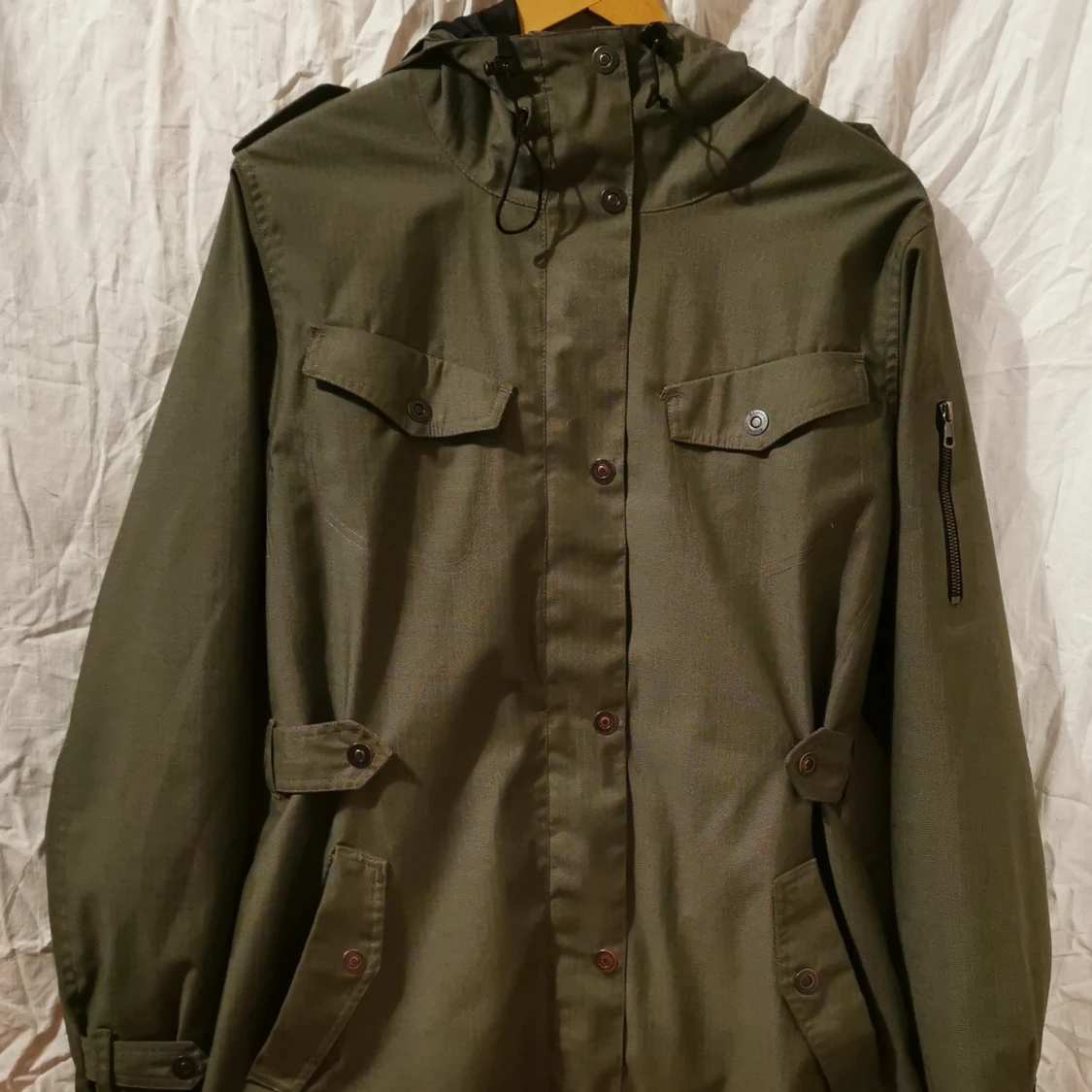 Everest : Grön jacka med huva