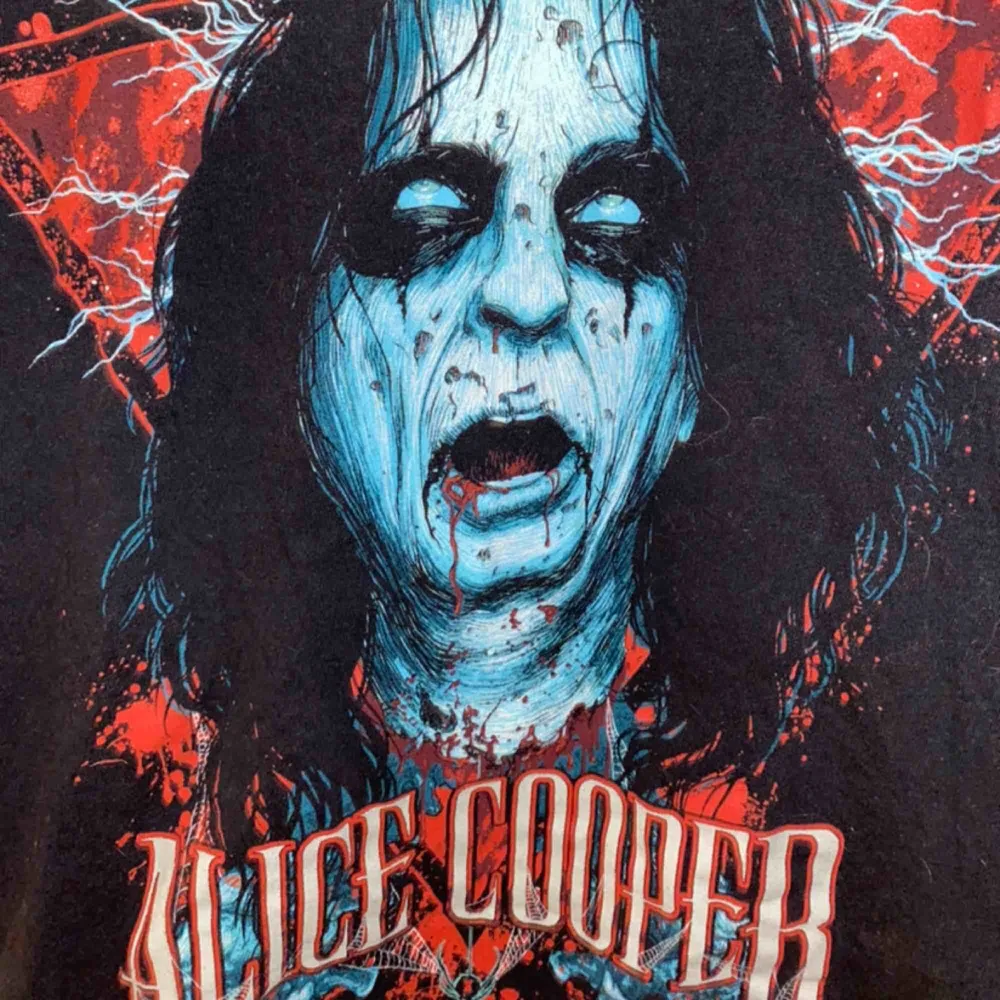 Alice cooper tröja i stl s Officiell merch  . T-shirts.