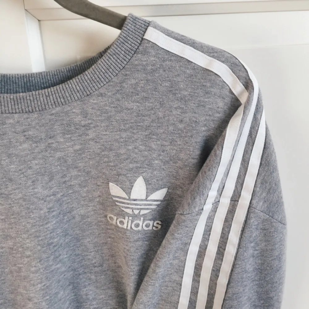 Sweatshirt/collegetröja från Adidas, använd men i bra skick. Nypris 500 kr.. Hoodies.