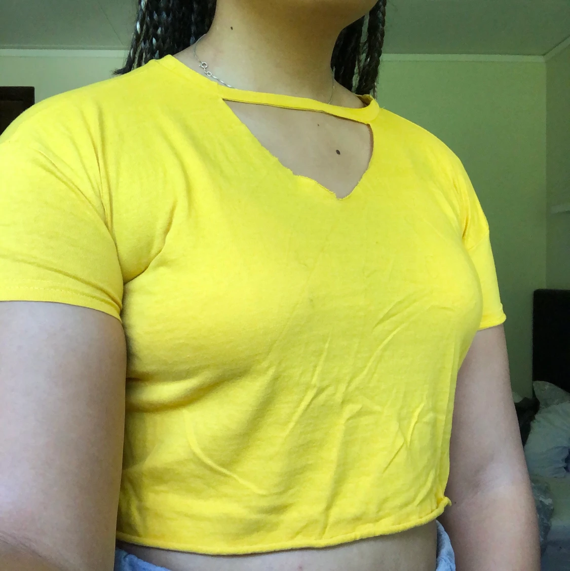 2 for 1 cropped shirt size M - 91