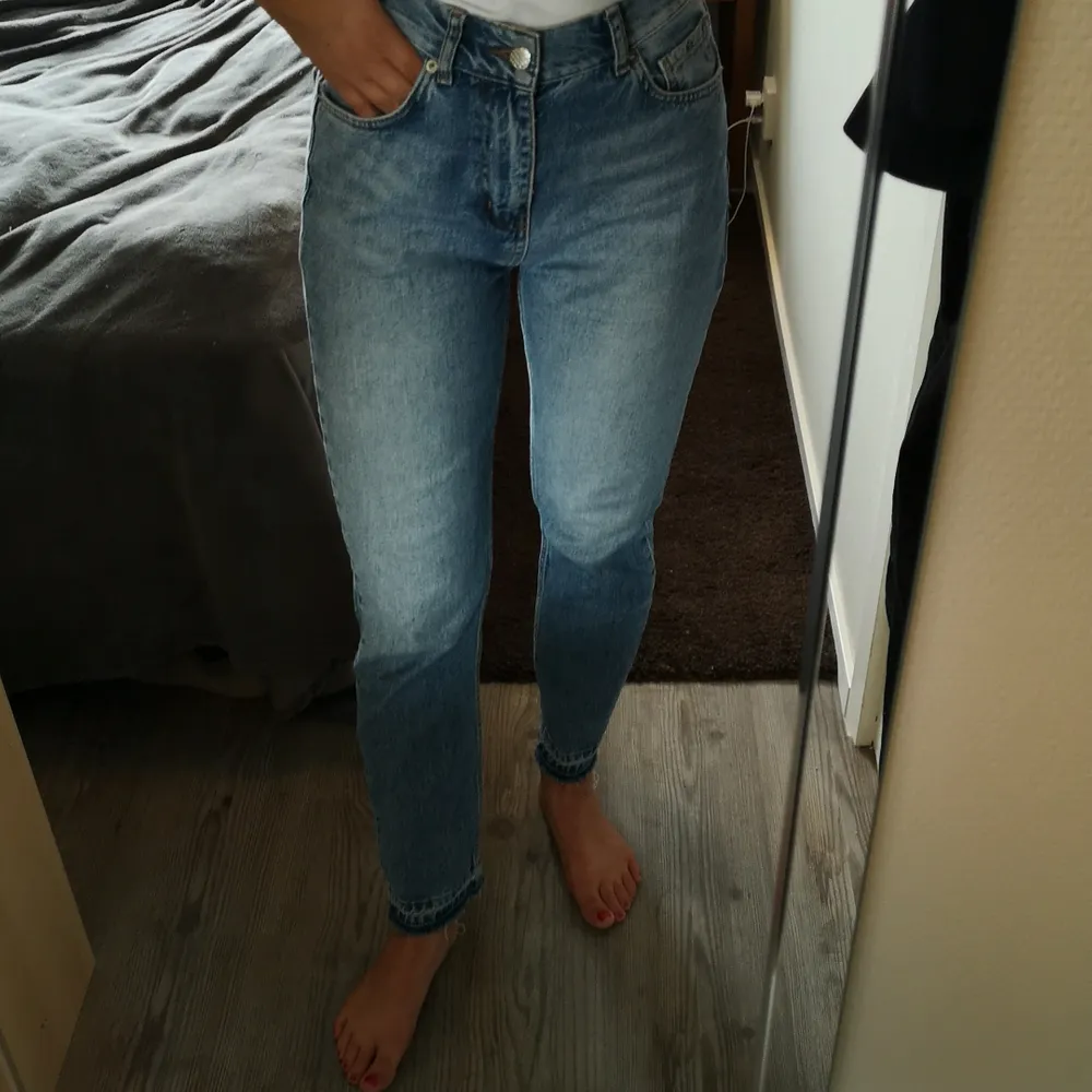Vintage straight leg 29. Supersköna jeans med ljus färg. . Jeans & Byxor.