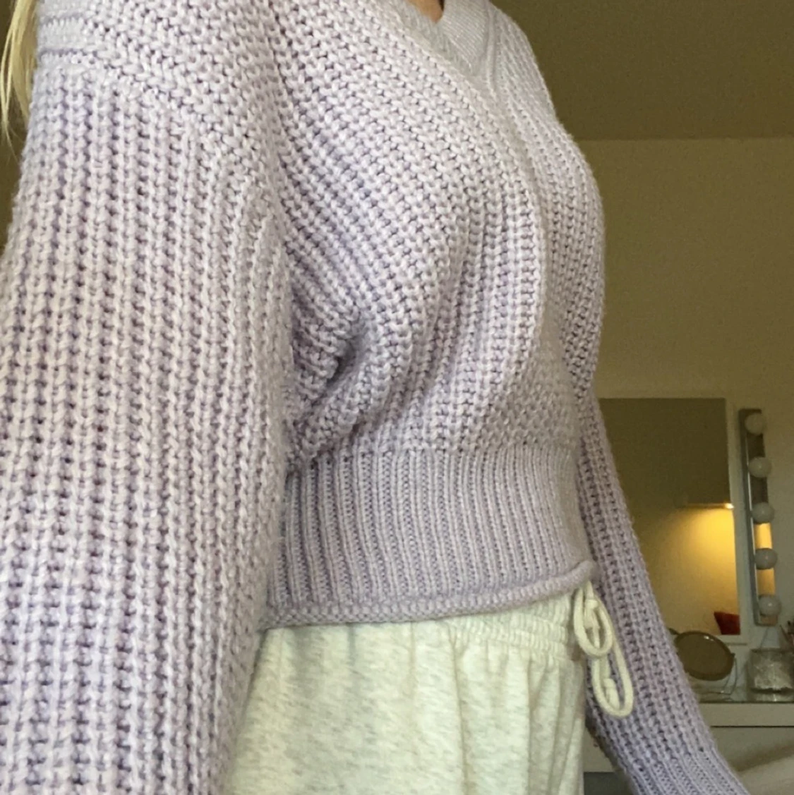 Stickad tröja från H&M