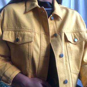 Yellow-denim jacket is quite new 🦢