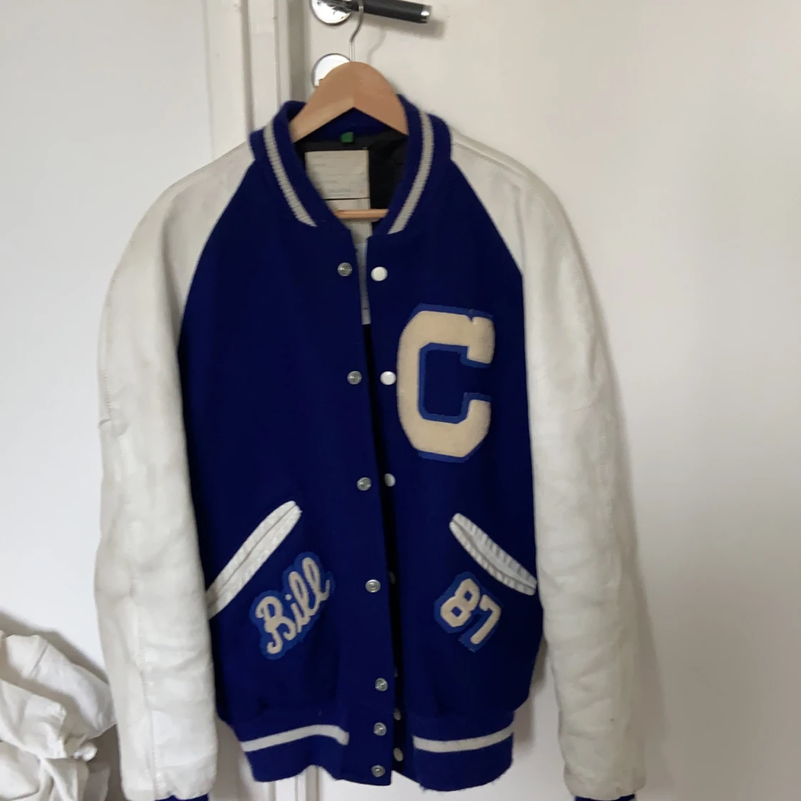 VINTAGE VARSITY JACKET, STORLEK L - 91