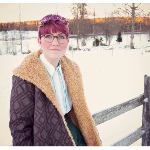 Egensydd varm kappa  - Sydde den på gymnasiet.ändrat stil sedan dess så använder den tyvärr inte längre. Använd 10-15 gånger bara. Väldigt varmt och mysigt innertyg