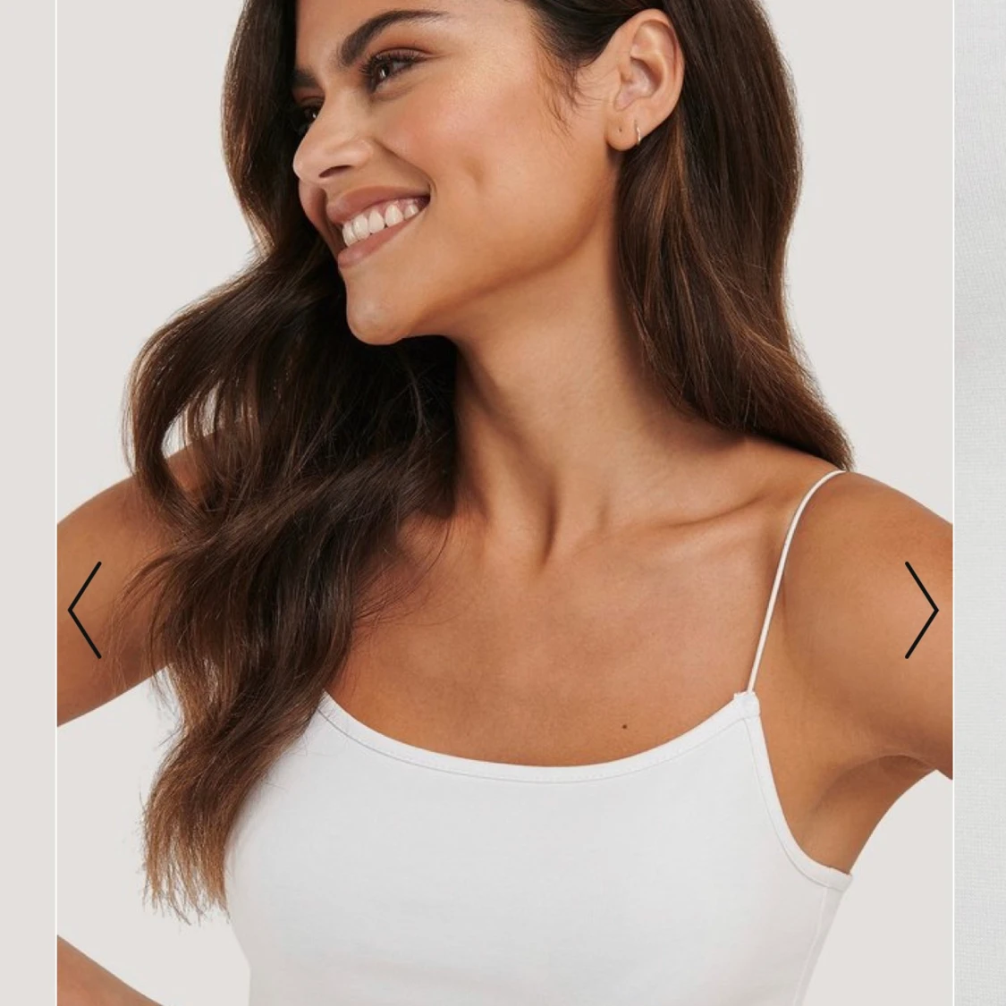 vitt trendigt linne - 90