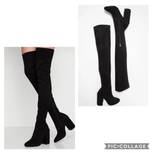 Lårhöga stövlar / Overknee boots  - Supersnygga svarta overknee boots från märket Raid, köpta på Zalando i vintras. Nypris 476 kr. Endast använda en gång och är helt utan slitage/skavanker. Som nya! säljes pga att de inte kommer till användning. Frakt på 63 kr tillkommer 🌸✨ 