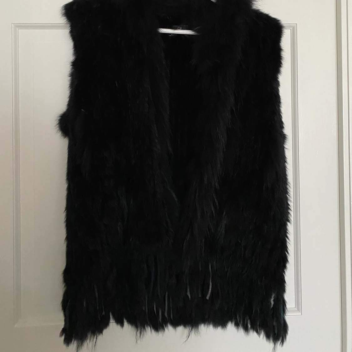 Pälsväst svart - 90
