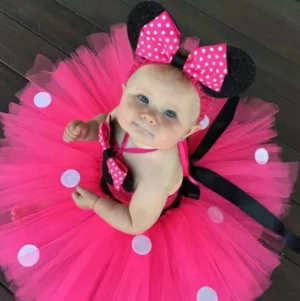 Minnie barn klänning  - Size 1-7. Instagram Daygesol 