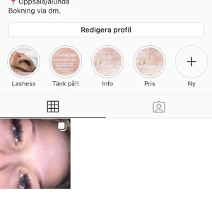 Fransförlängning  - Finns lite utanför uppsala, Alunda. Lashesbyfv på ig🤎