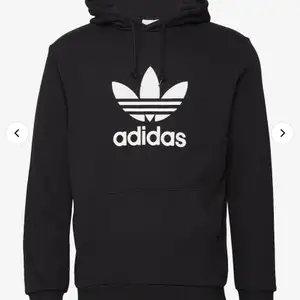 Svart Adidas hoodie storlek S