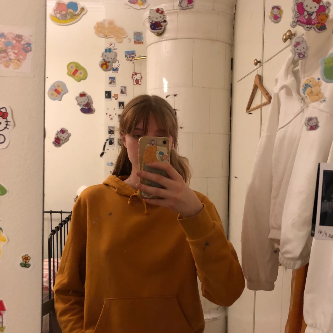 Gul hoodie strl m hm